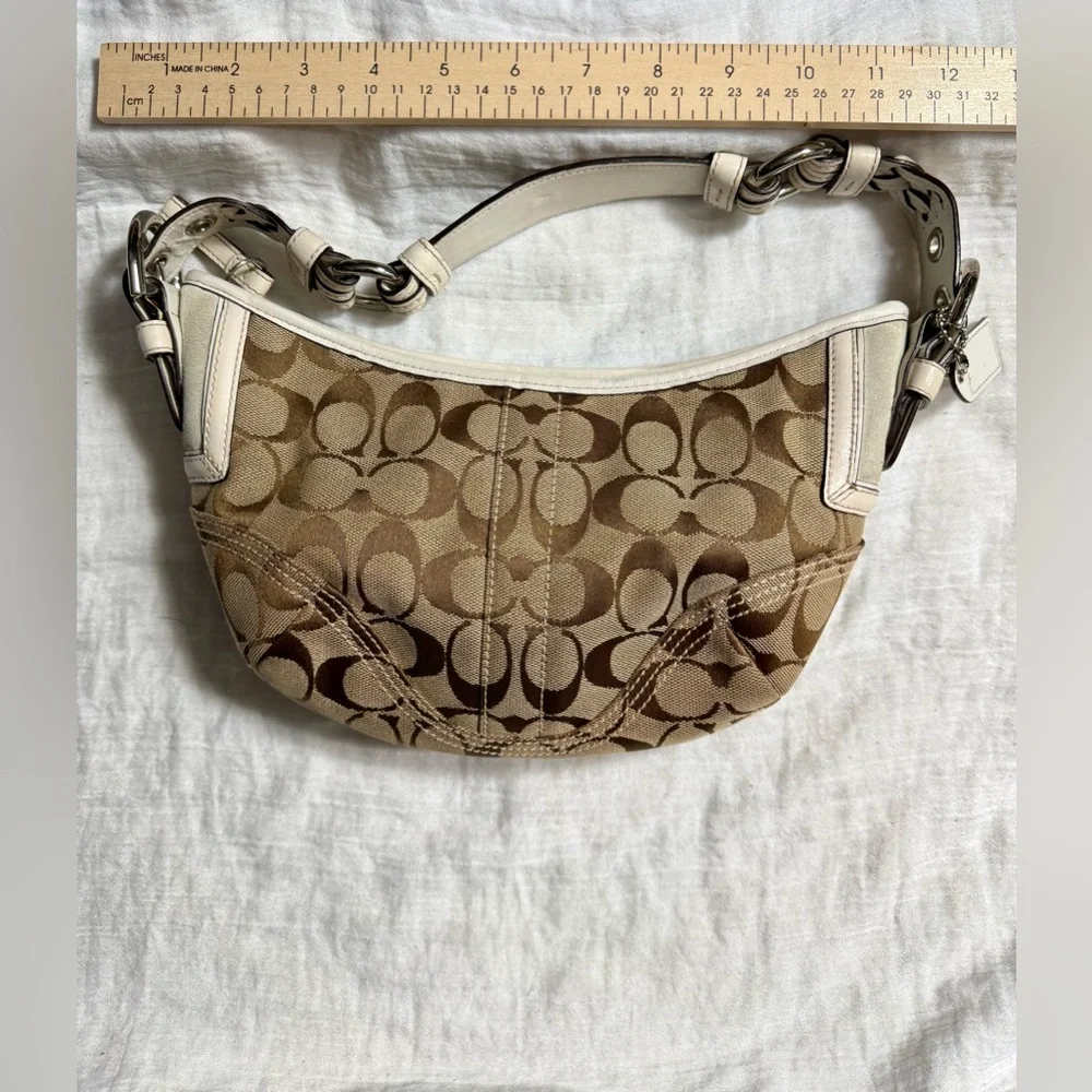 Coach Vintage Y2K‎ Brown & Beige Mini Soho hobo bag